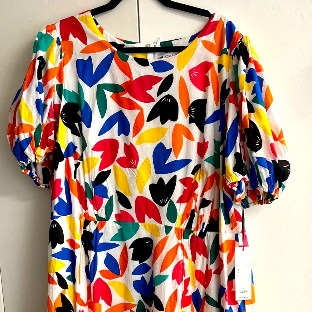 Midi Calvin Klein spring and summer dress